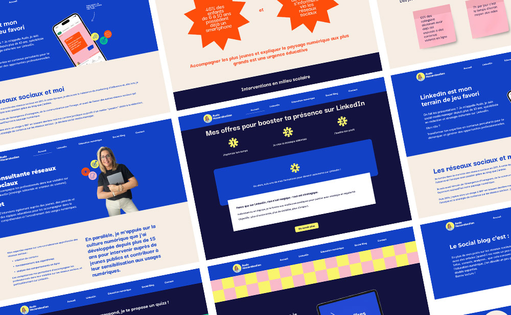 webdesign aude social media manager